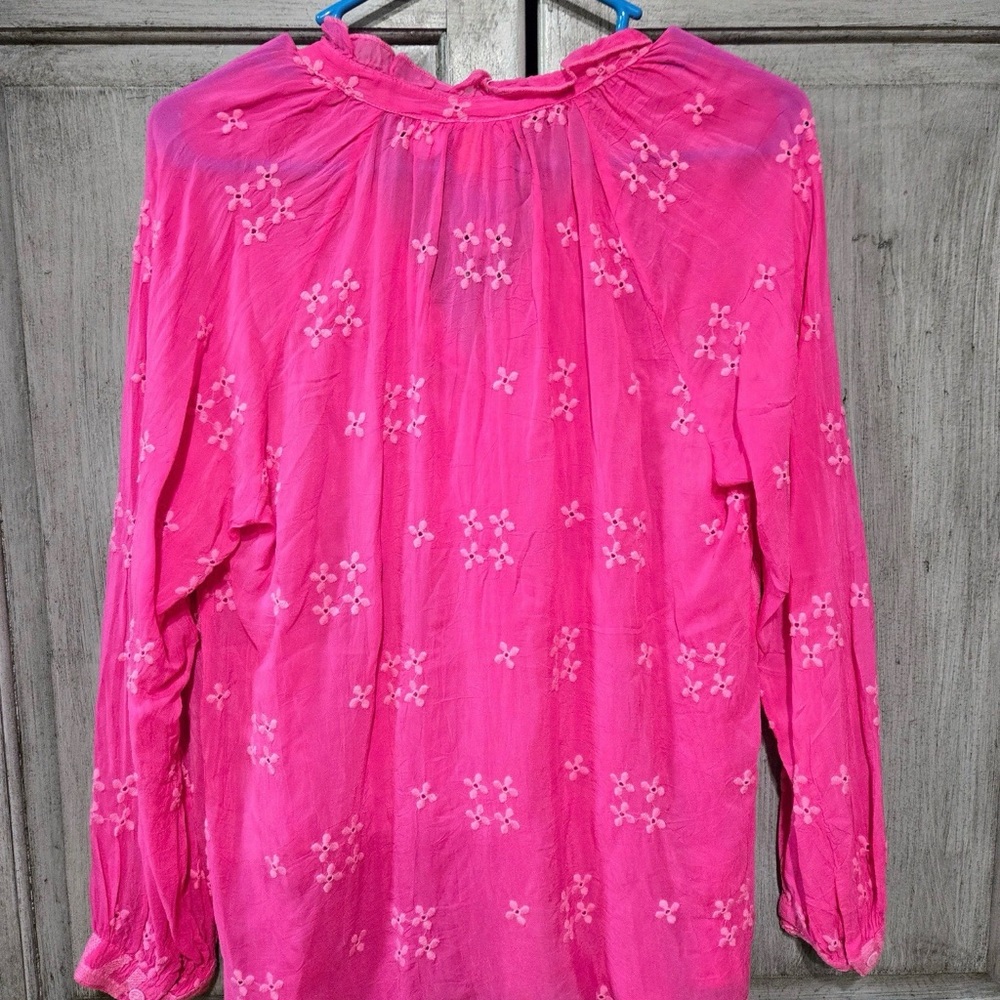 FARM Rio Fuchsia Patterned Blouse - Picture 2 of 2